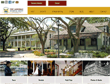 Tablet Screenshot of fortlauderdalehistoricalsociety.org